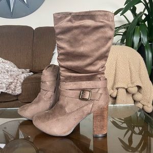 🔸 Ardene 🔸 tan buckle boots